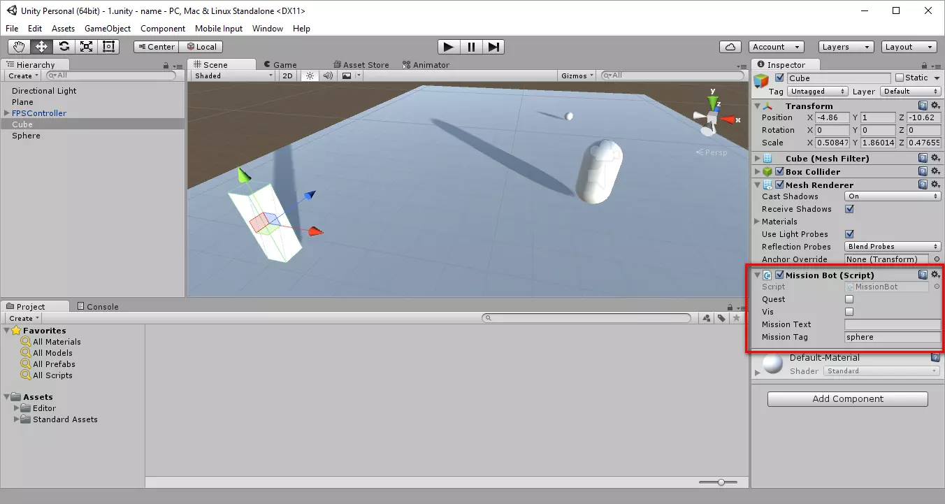 Скрипт missionbot на втором персонаже