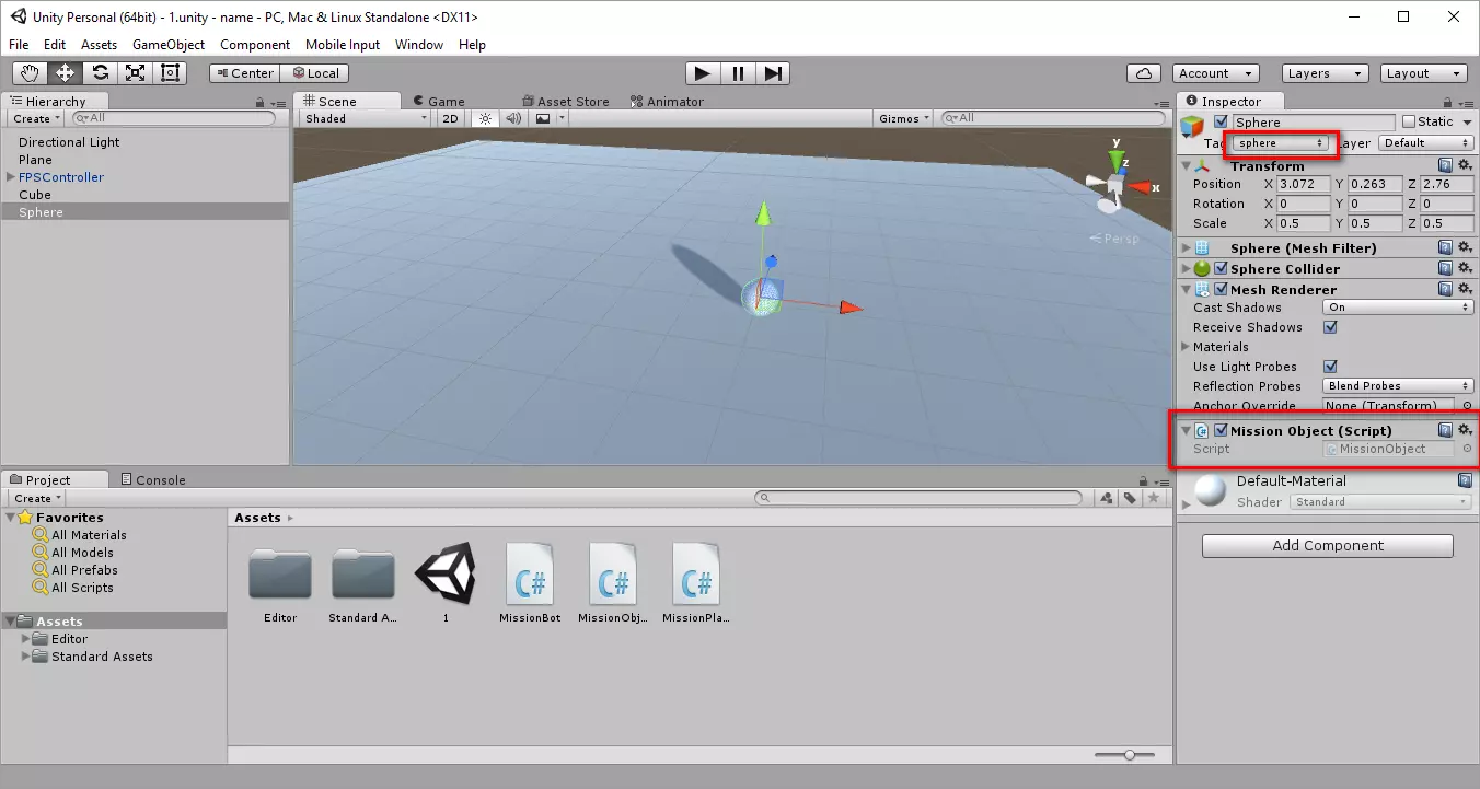 Выбор тэга на сфере