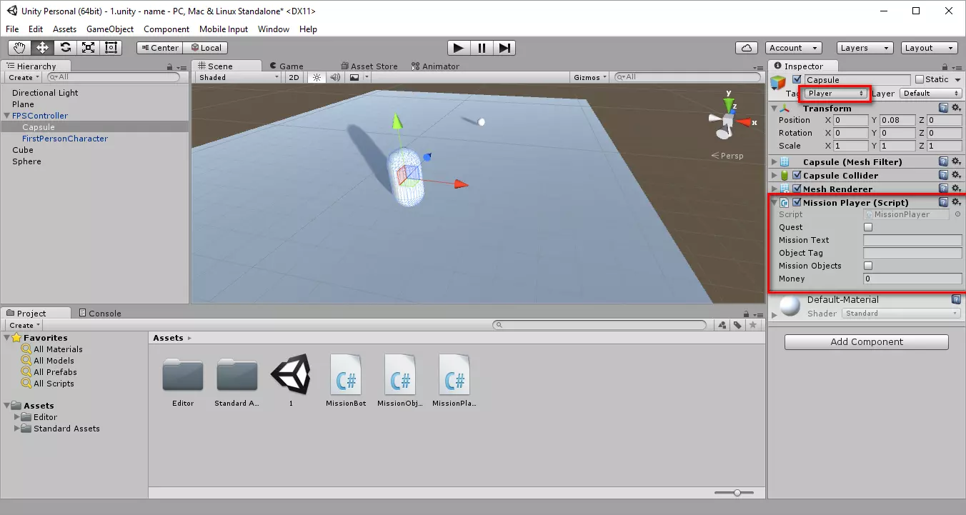 Выбор тэга Player