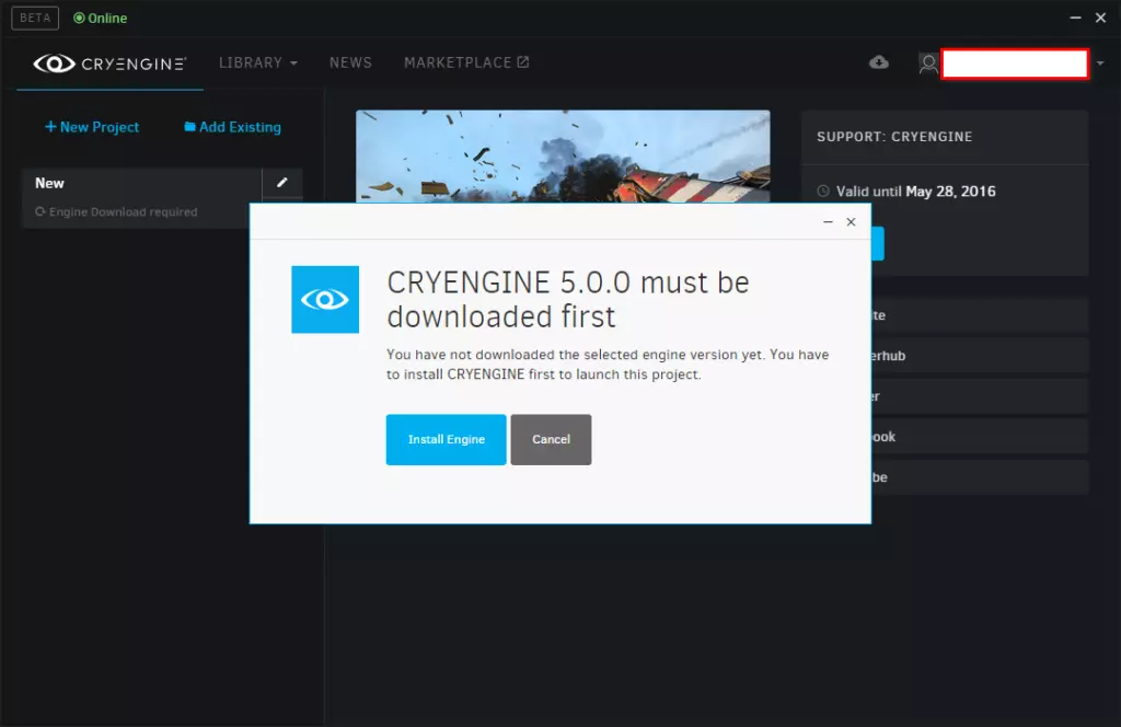 загрузка cryengine 5