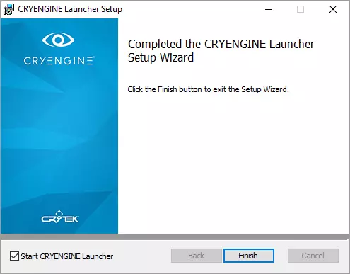 CryEngine 5 launcher
