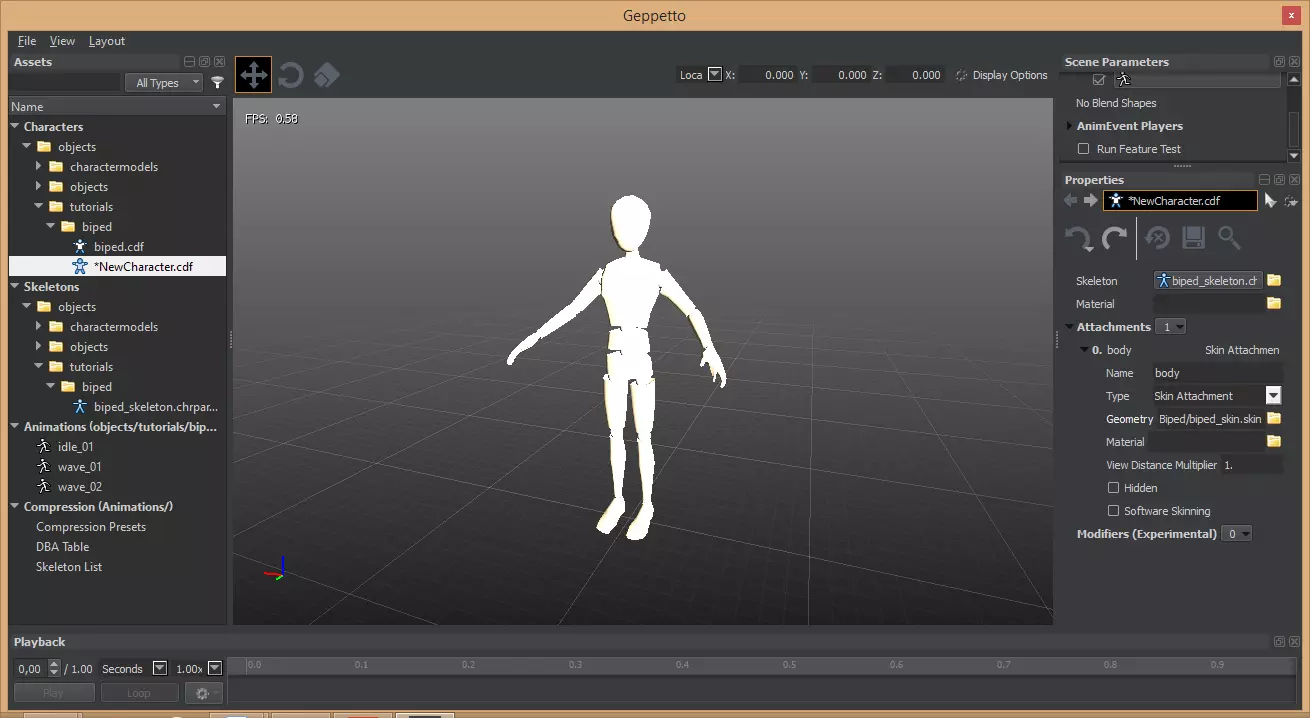 добавление модели