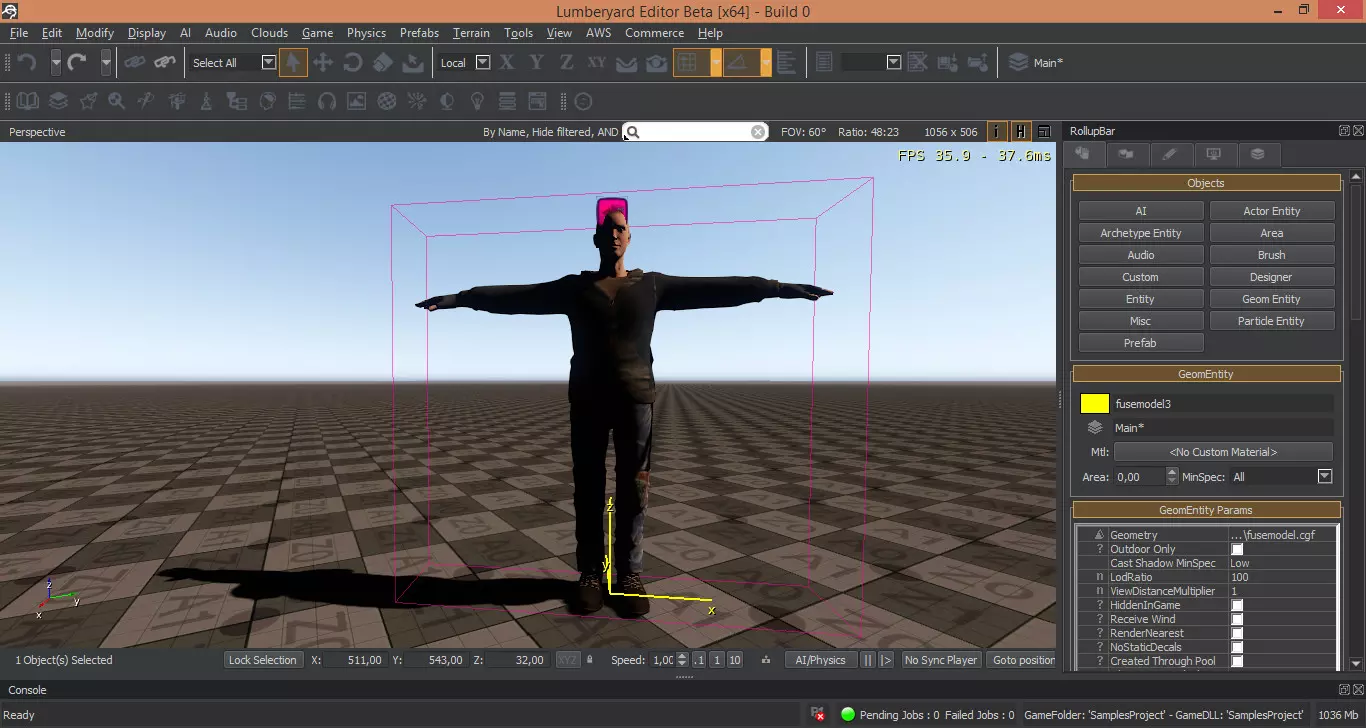 перенос модели